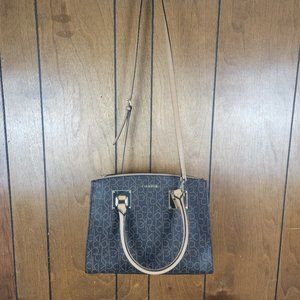 Calvin Klein Monogram Handbag w/ Optional Adjustable Shoulder Strap